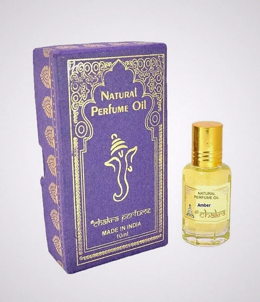 Shree Chakra Bernstein natürliches Parfümöl langlebiger Duft Unisex Spray...