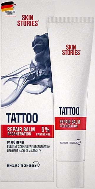 SKIN STORIES Repair Balm (40 ml), beruhigende Tattoo Pflege mit