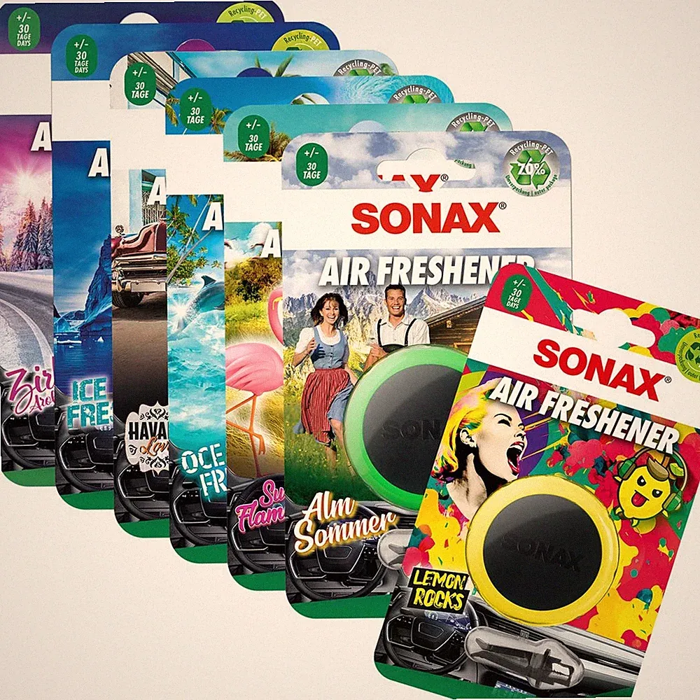 SONAX Air Freshener Auto Duft Lufterfrischer Duftstecker Clip Duftspender