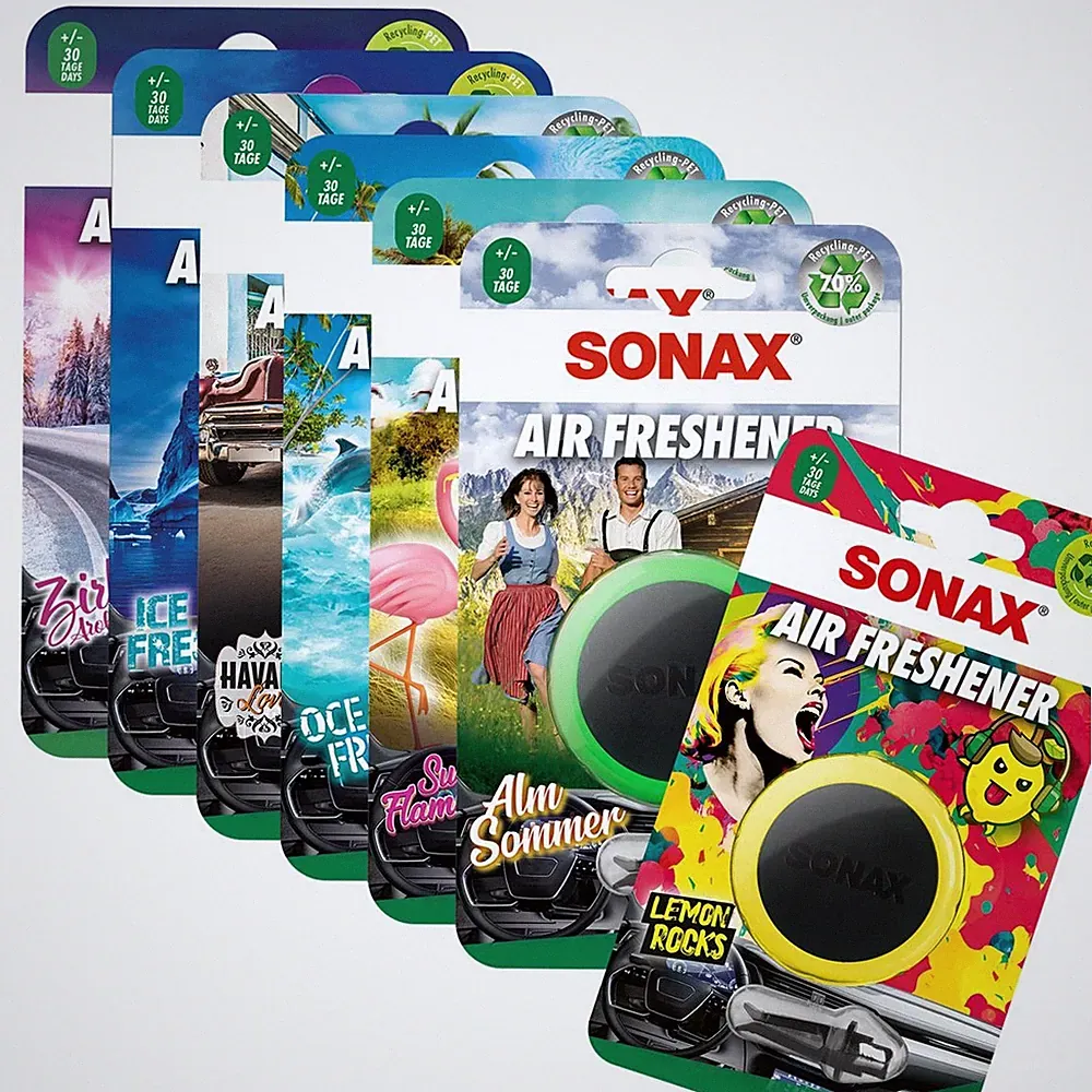 SONAX Air Freshener Auto Duft Lufterfrischer Duftstecker Clip Duftspender