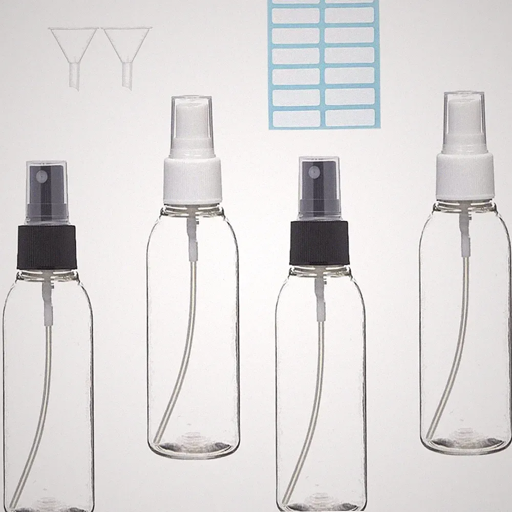 Sprühflasche 100ml Set 4 Stück leer Reiseflaschen Parfum Sprüher Zerstäuber
