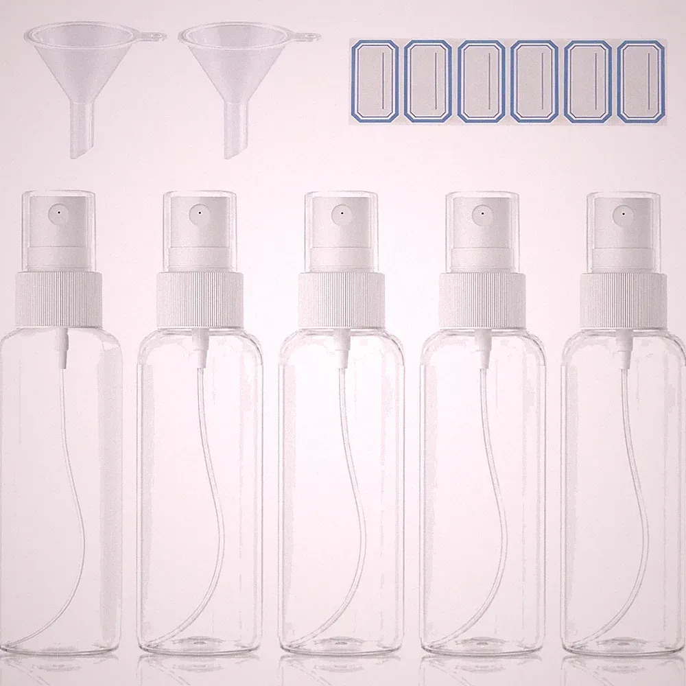 Sprühflaschen 100ml 5x Leer Zerstäuber für Parfüm Öle Festiger Kosmetik