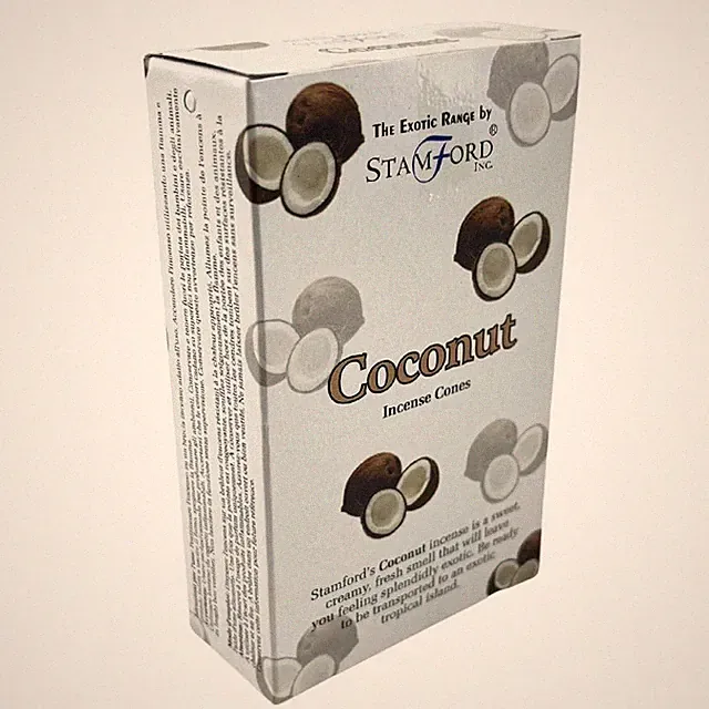 Stamford Coconut Räucherkegel Box 12 Packungen Raumduft