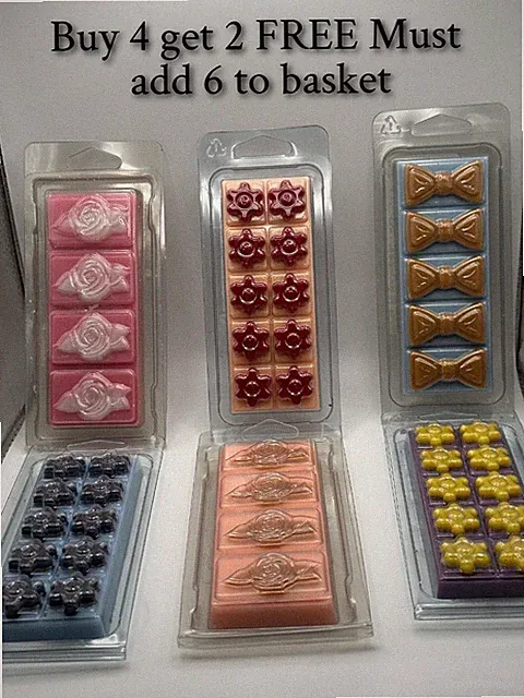 Stark duftender Wachsschmelz Snap Bar 50g Kaufen Sie 4 erhalten Sie 2 GRATIS (2 £ pro Riegel mit Angebot)
