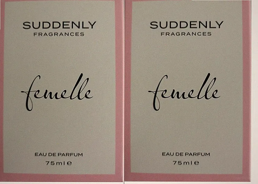 Suddenly Femelle 2 x 75 ml Eau de Parfum Spray (150 ml)