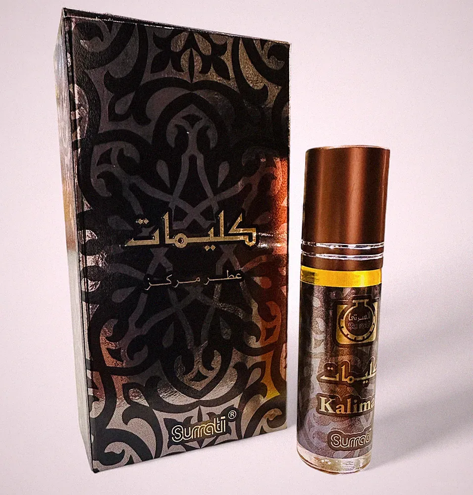 Surrati Kalimat 6ml Parfüm Öl Roll On Unisex Oud Amber Musk Khanjar süß-holzig