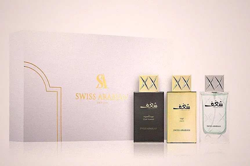 Swiss Arabian Shaghaf Set 225ml - 3x75ml - Eau de Parfum - Arabic Oud Men Herren