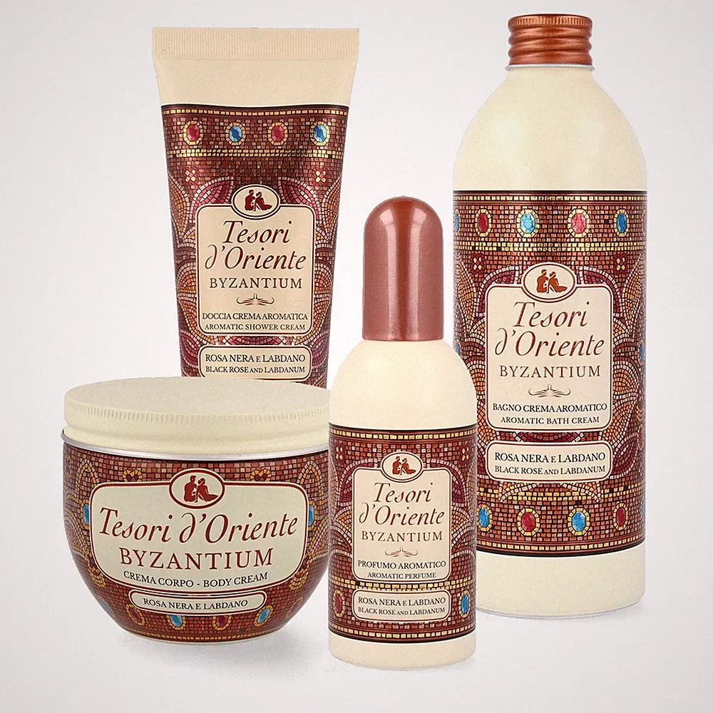tesori d´Oriente Byzantium Set Eau de Toilette + Duschcreme + Badecreme + Körper