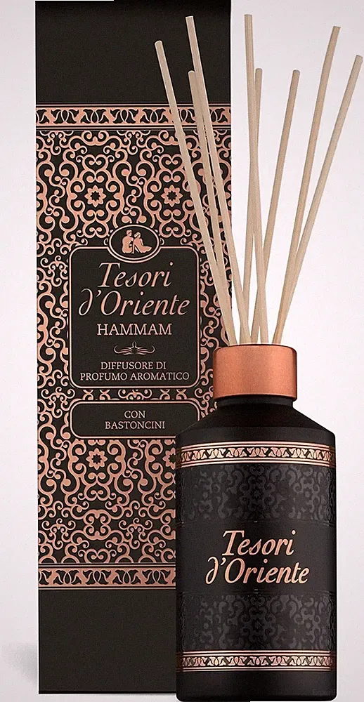 Tesori d'Oriente Hammam Raumdiffusor, 200 ml, Aromatische Raumdüfte mit