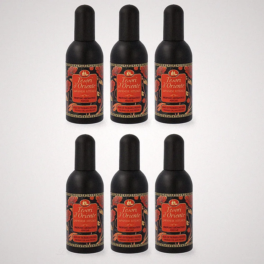 tesori d´Oriente Japanese Rituals Aromatic Parfum Eau de Toilette 6x 100 ml