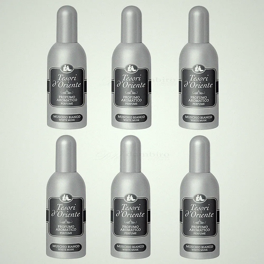 tesori dOriente muschio bianco Aromatic Parfum Eau de Toilette 6x 100ml