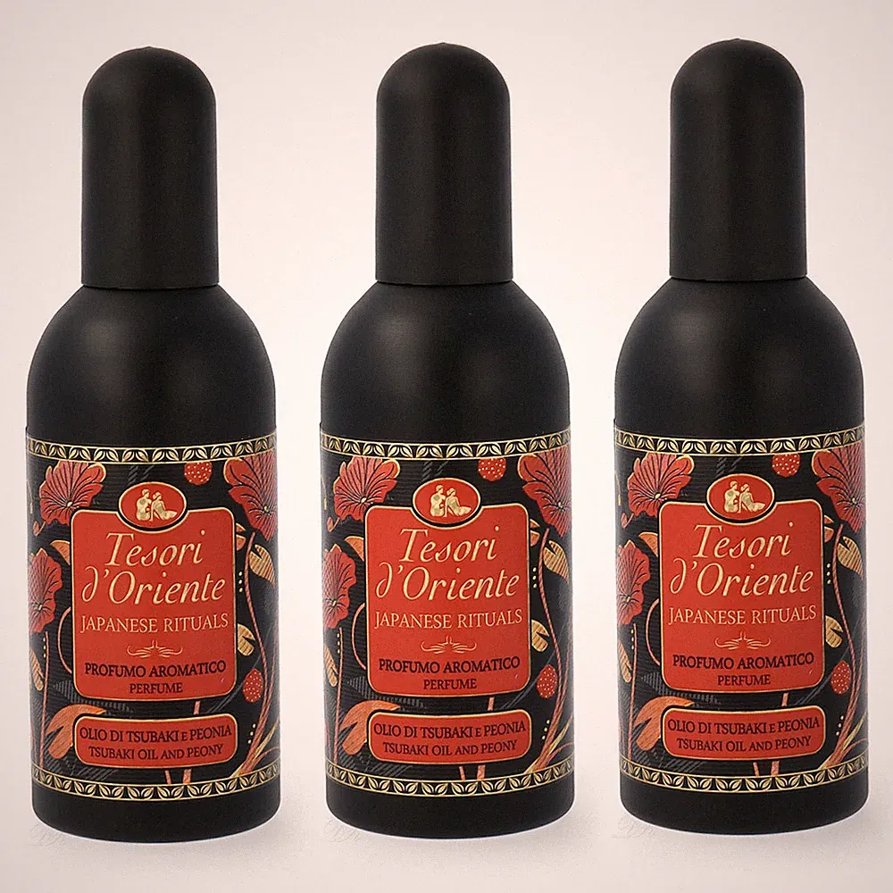 tesori´Oriente Japanese Rituals Tsubaki Aromatic Parfum Eau de Toilette 3x100 ml