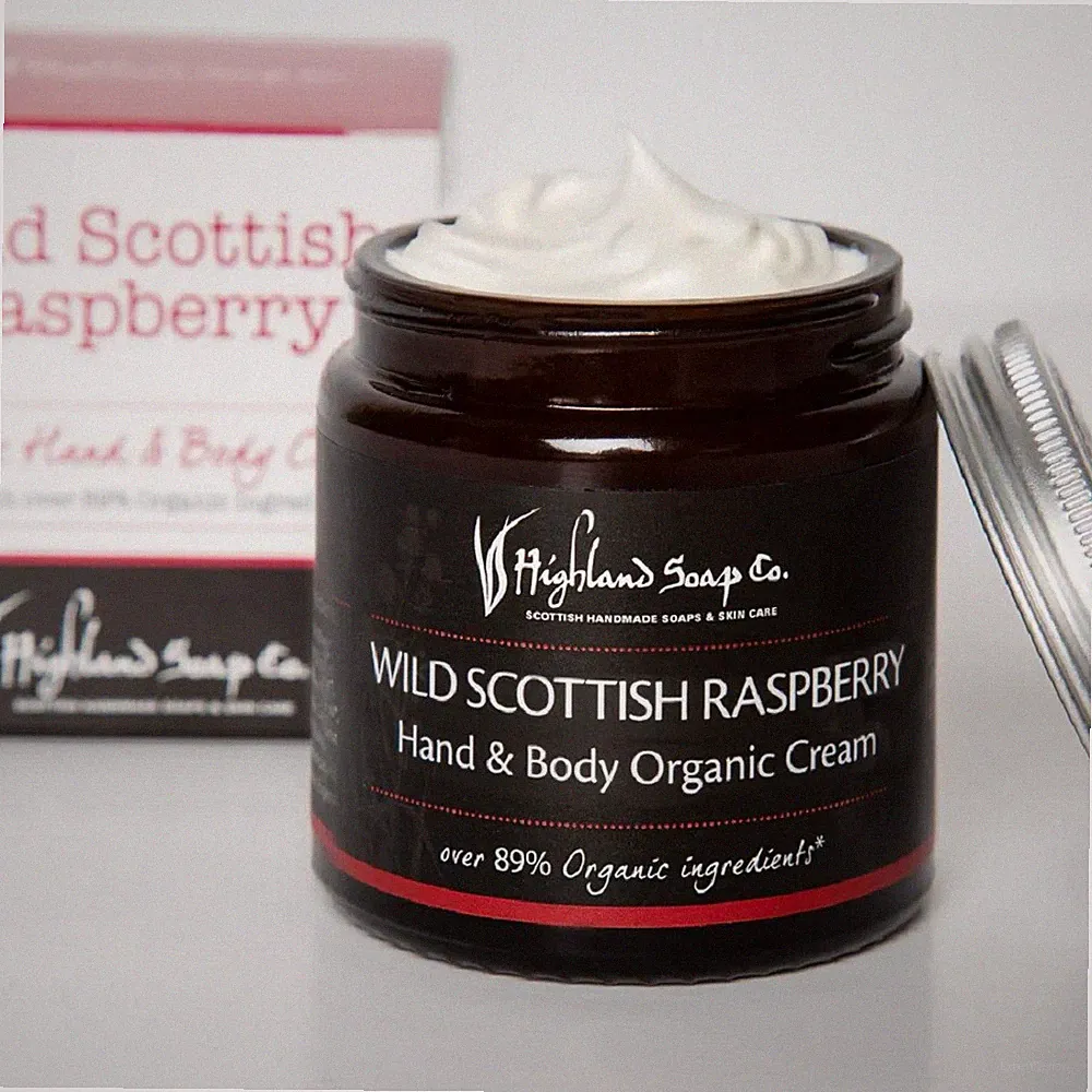 The Highland Soap Company Hand- & Körpercreme Wild Scottish Raspberry 120ml