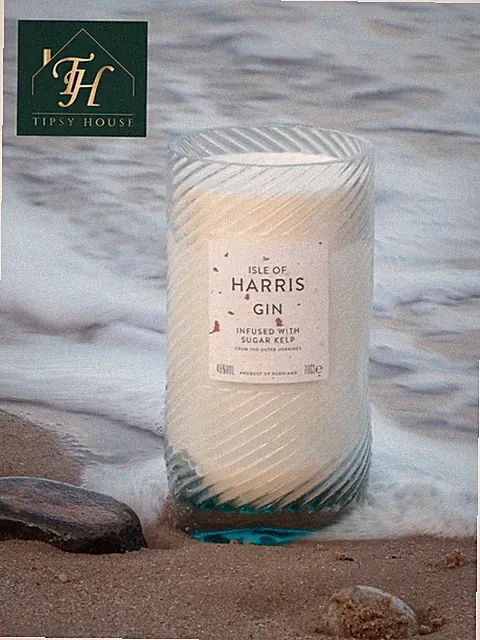 Tipsy House Candle Co Upcycled Flaschenkerze (HARRIS GIN, Original Tipsy House)
