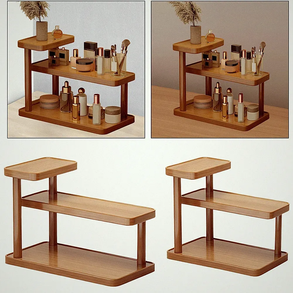 Tischplatte Display Regal Kosmetik Hautpflege Organizer für Schreibtisch Büro Schlafzimmer