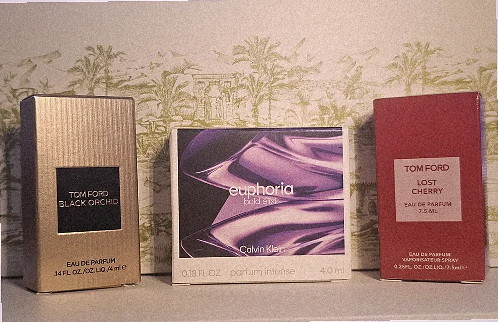 Tom Ford Black Orchid, Lost Cherry & Calvin Klein Euphoria – Miniaturen, neu