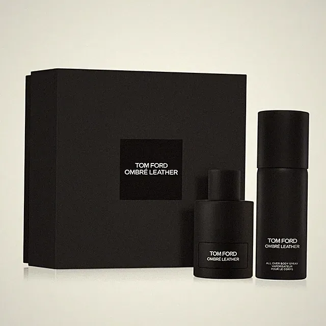 Tom Ford Ombre' Leather Geschenkbox Herren Parfum Edp 100ml Deodorant