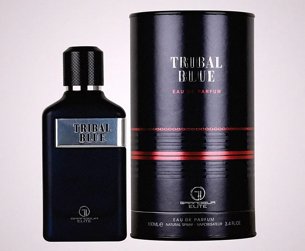Tribal Blue Edp Eau de Parfum für Herren, Bergamotte, Bernstein und Zitrone,...