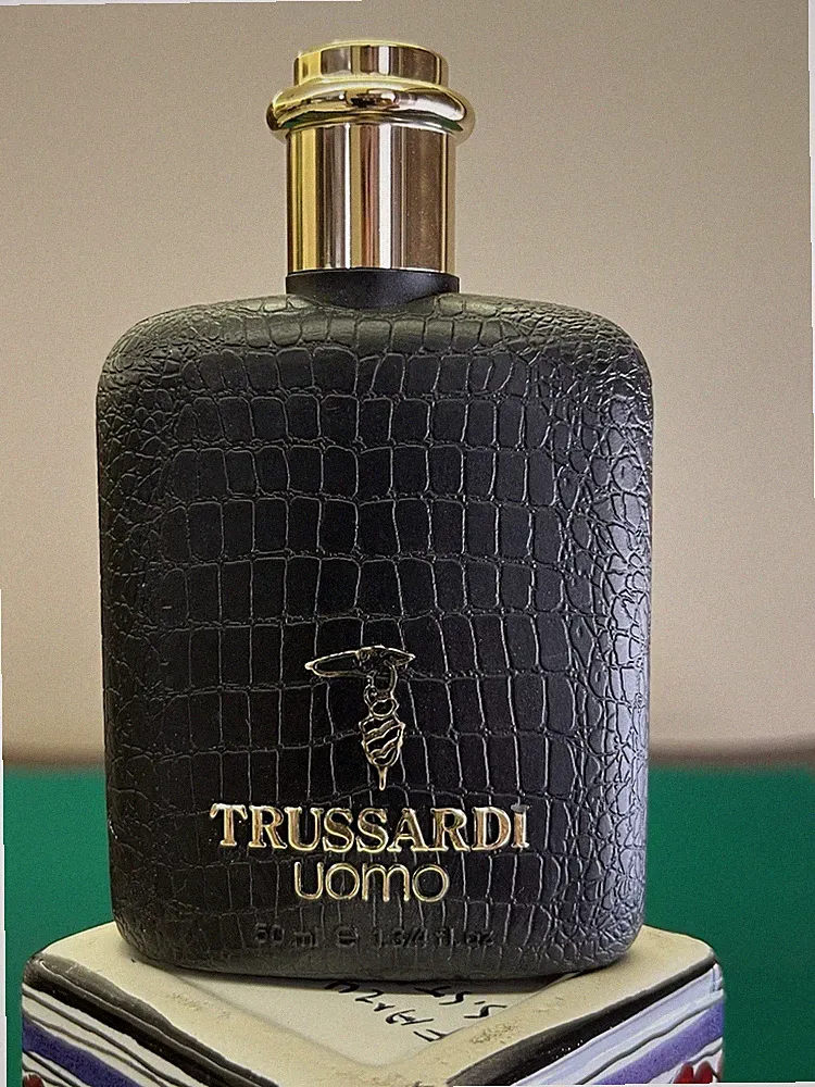 Trussardi Herren Aftershave Lotion After Shave Lotion 50 ml Flasche schwarz