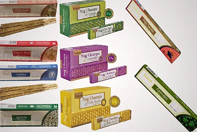 Tulasi Premium Masala Räucherstäbchen mit langanhaltendem Duft.