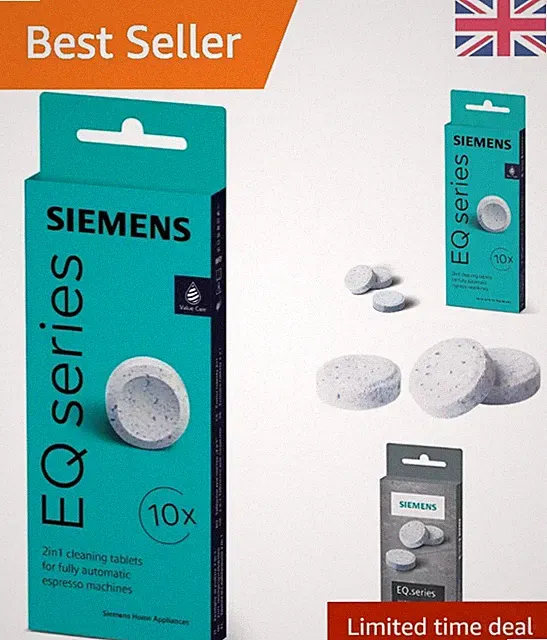 TZ80001B Reinigungstabletten EQ Bean to Cup Kaffeemaschinen, weiße Verpackung kann...