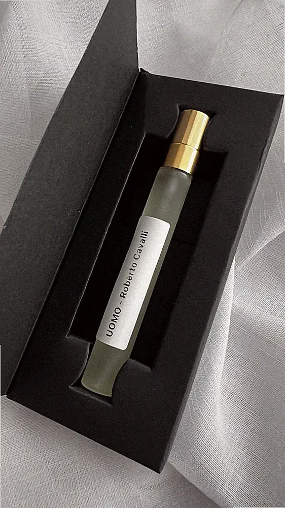 Uomo Roberto Cavalli Eau de Parfum 10ml | Herren Duft | Spray | Taschen Duft Neu