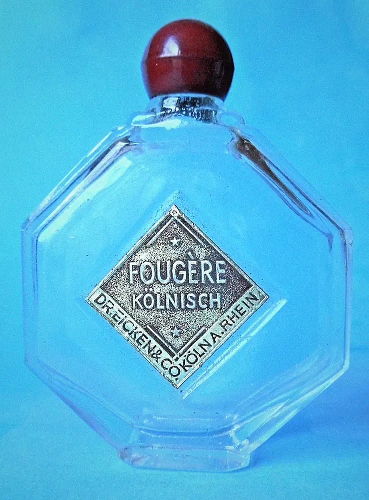 uralter Parfüm Flacon Flakon Dr. Eicken Fougère Kölnisch