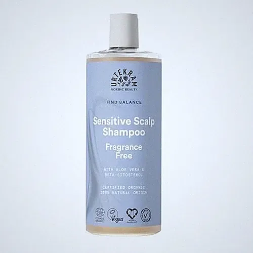 Urtekram Bio Shampoo Vegan 500ml - Parfümfrei für empfindliche Kopfhaut Aloe