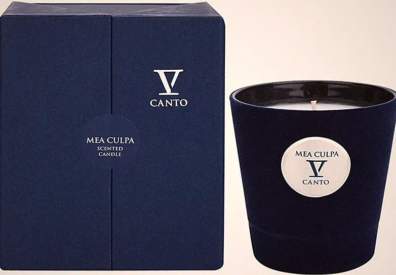 V Canto Mea Culpa Duftkerze 250g Luxus italienischer Duft Wohndeko