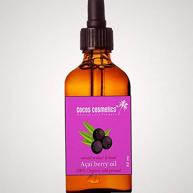 Veganes brasilianisches Acai-Beeren-Gesichtshaaröl, starkes Antioxidans,...