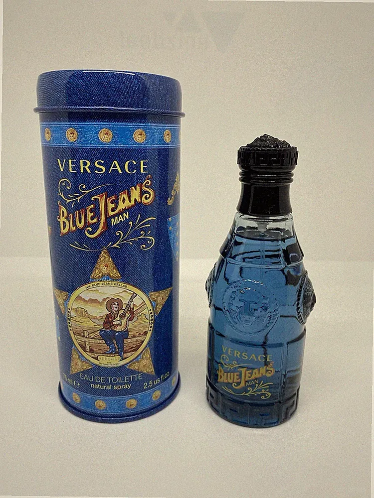 Versace Blue Jeans Herren 75 ml Eau De Toilette Natural Spray