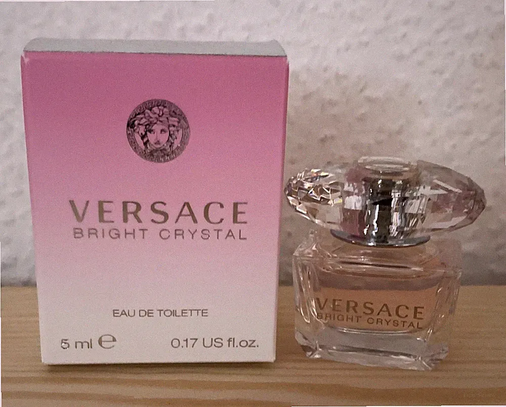 Versace Bright Crystal Eau de Toilette 5 ml Parfum Miniatur NEU&OVP