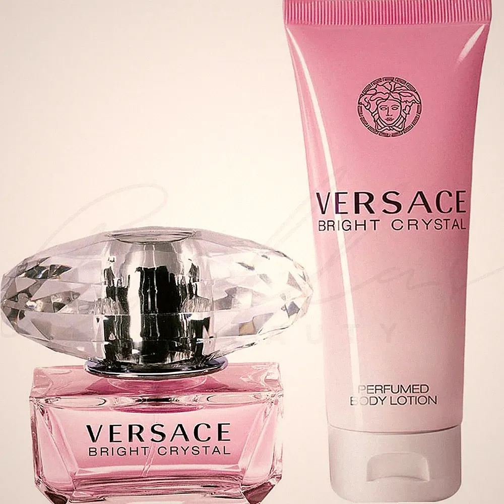 VERSACE Bright Crystal Eau De Toilette 50 ml und Bodylotion 100 ml Geschenkset *NEU*