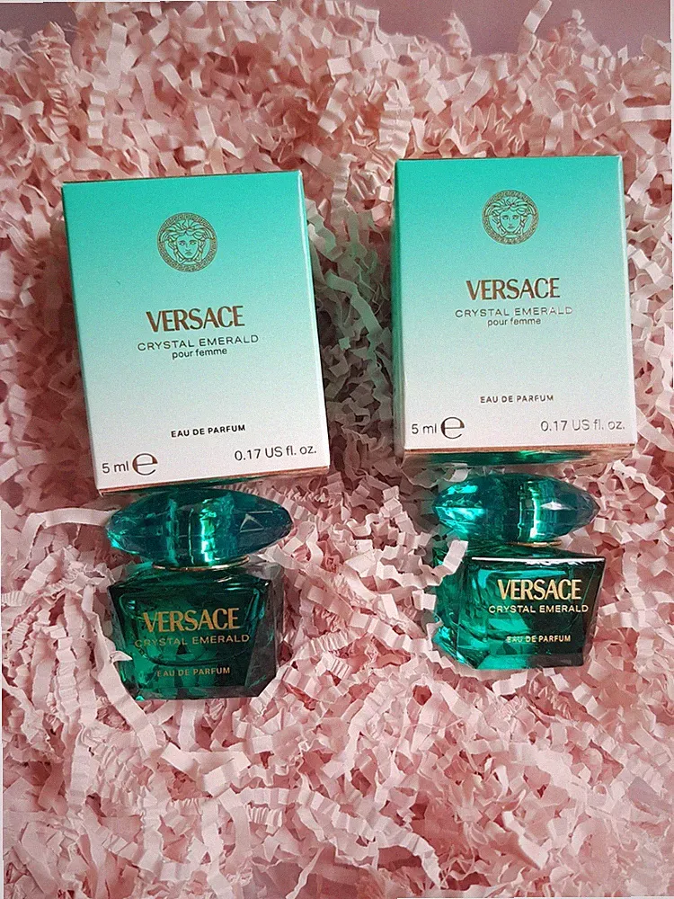Versace Crystal Emerald Pour Femme Parfüm Miniatur Miniatur Duft Set Neu