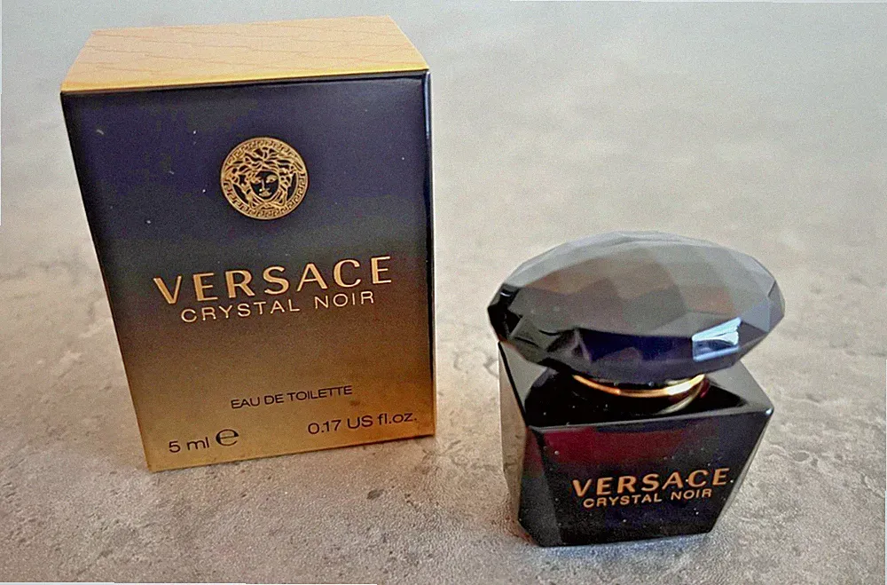 Versace Crystal Noir Eau De Toilette 5ml mit OVP Parfüm Duft