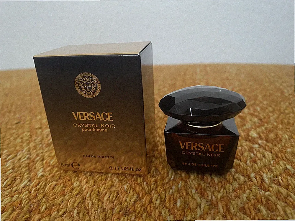 Versace Crystal Noir Miniature - Eau de Toilette Neu Sammler Mini Parfum Splash