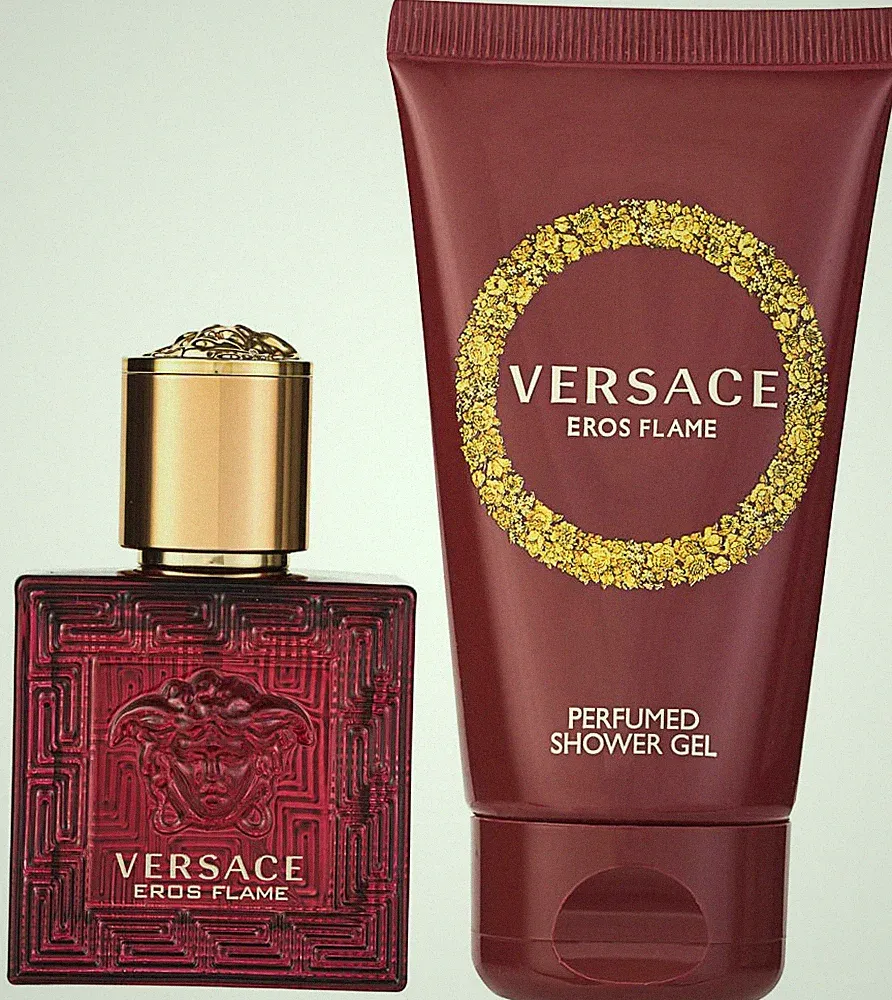 Versace Eros Flame Eau de Parfum Set 100 ml + 5 ml + 150 ml Duschgel OVP NEU