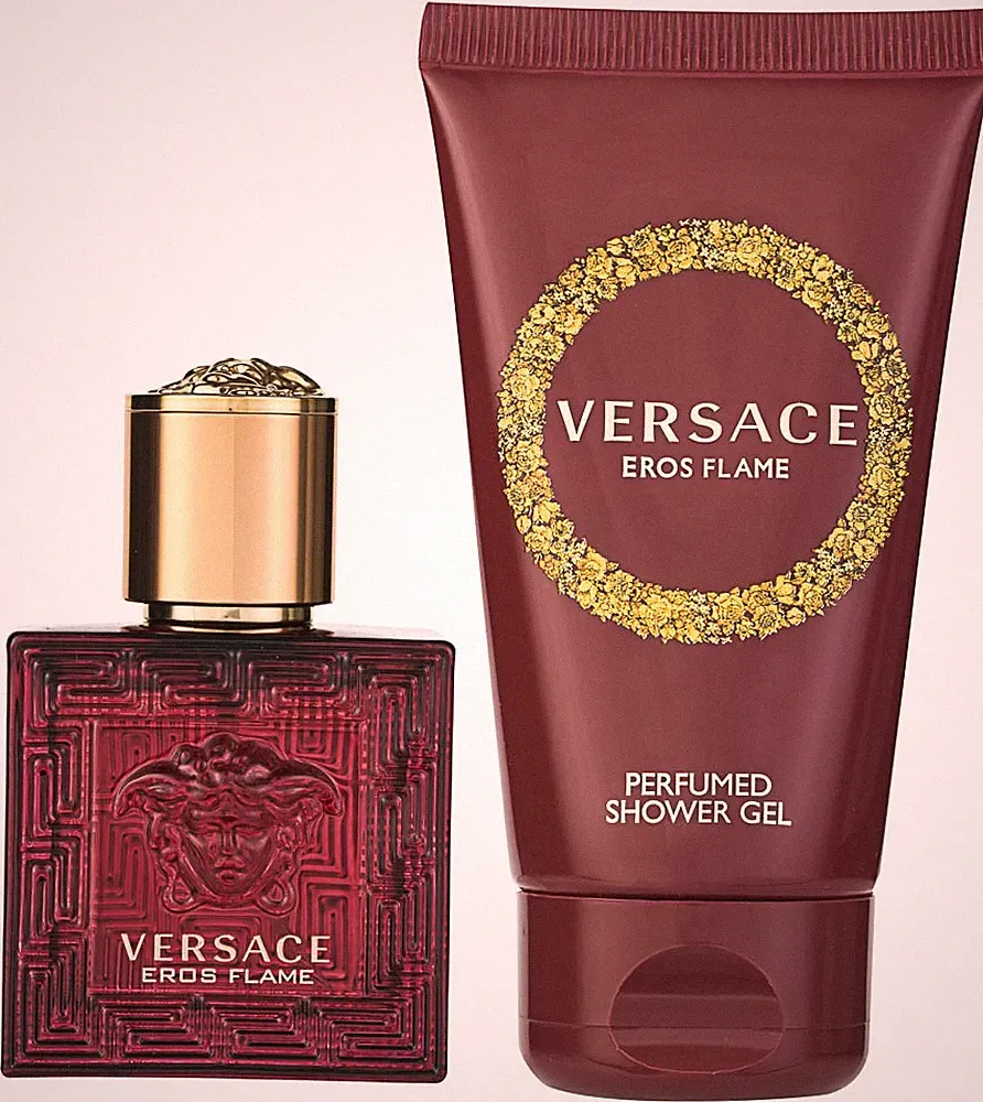 Versace Eros Flame Eau de Parfum Set 100 ml + 5 ml + 150 ml Duschgel OVP NEU