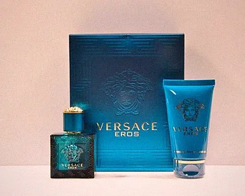Versace Eros pour Homme Eau de Toilette 30 ml DG 50 ml Set Herrenduft OVP