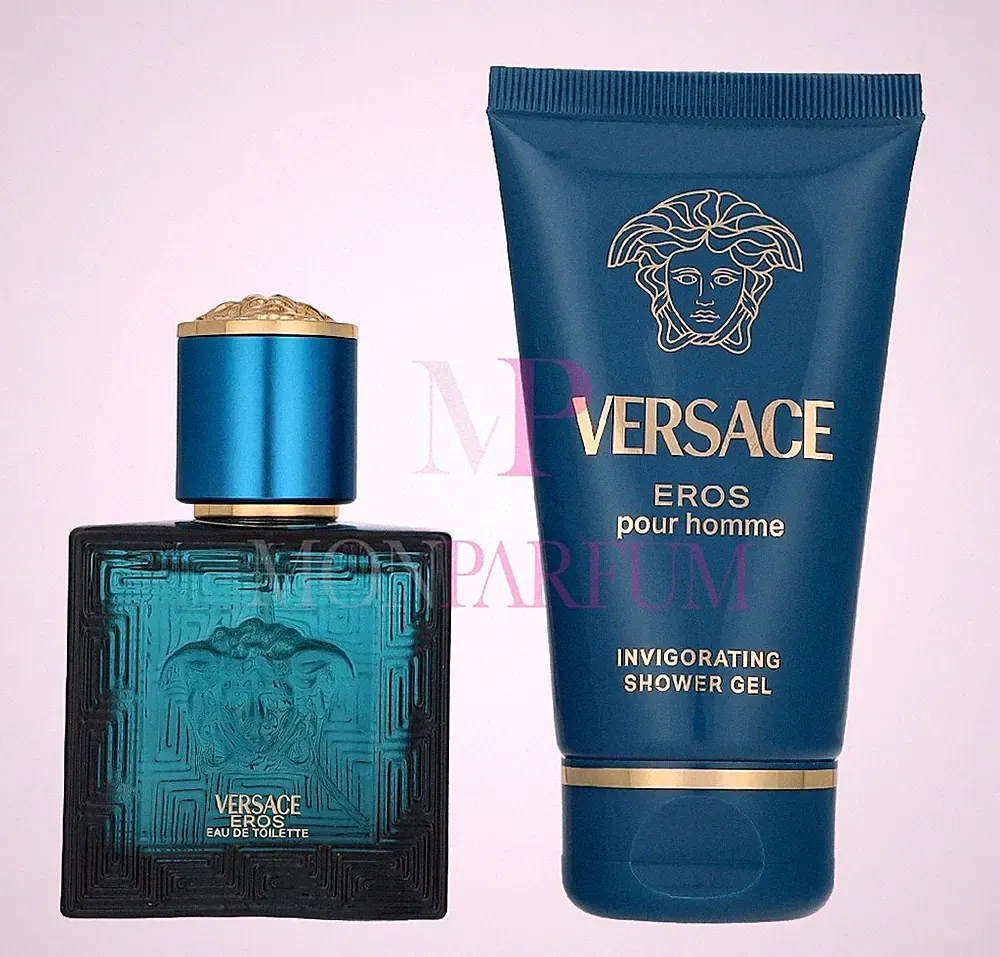 Versace Eros Pour Homme Geschenkset Eau de Toilette 30ml/Bath & Shower Gel 50ml