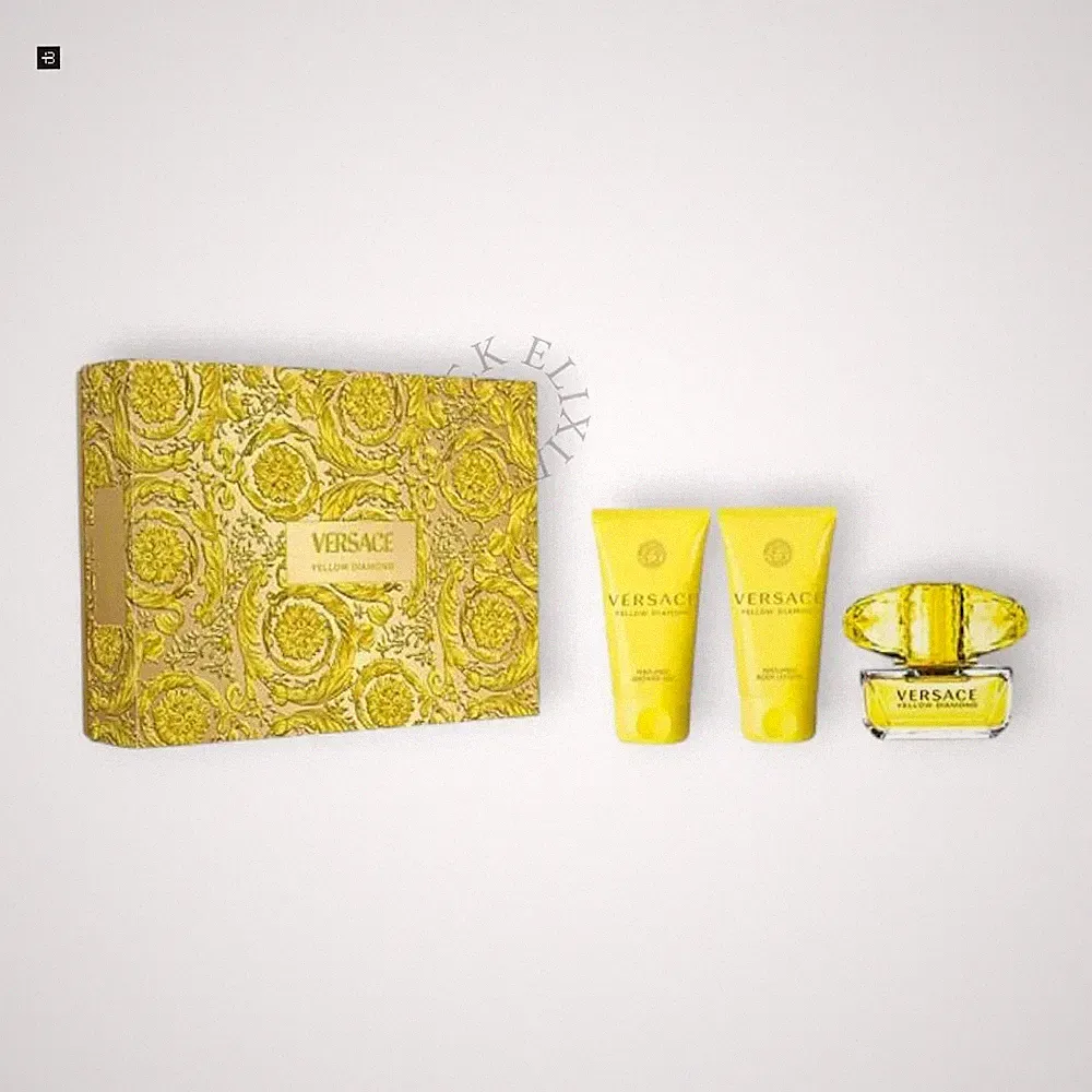 Versace Yellow Diamond Eau de Toilette Set 50 ml EDT 50ml + SG 50ml + BL 50ml