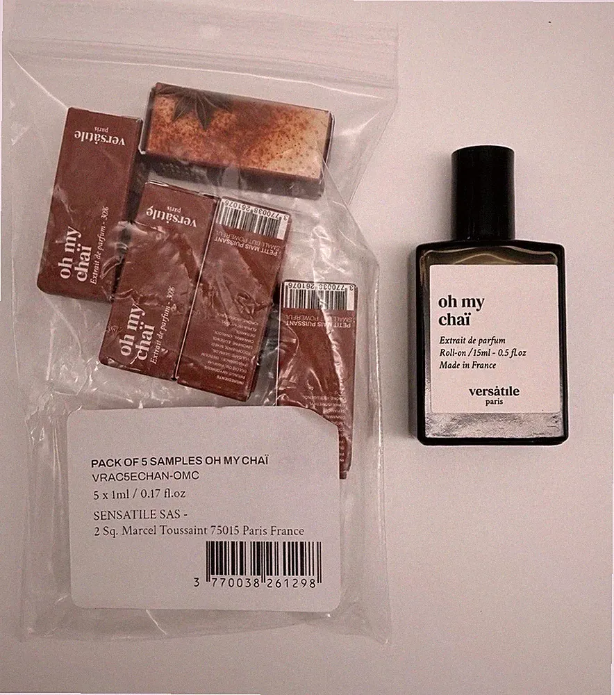 VERSATILE Paris OH MY CHAÏ Extrait de Parfum 15 ml + 5x1 ml Mini Roll-On Unisex