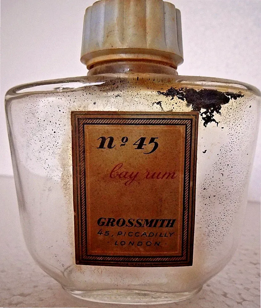 Vintage Flasche Von Bay Rum Grossmith Piccadilly London Köln/Aftershave Lotion 9