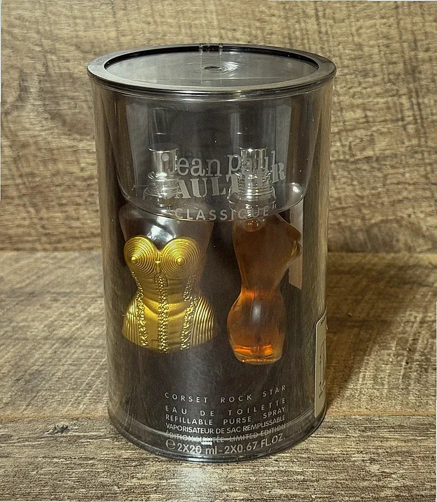 Vintage Jean Paul Gaultier Classique Korsett Rockstar Set NEU UNBENUTZT 2 x 20ml