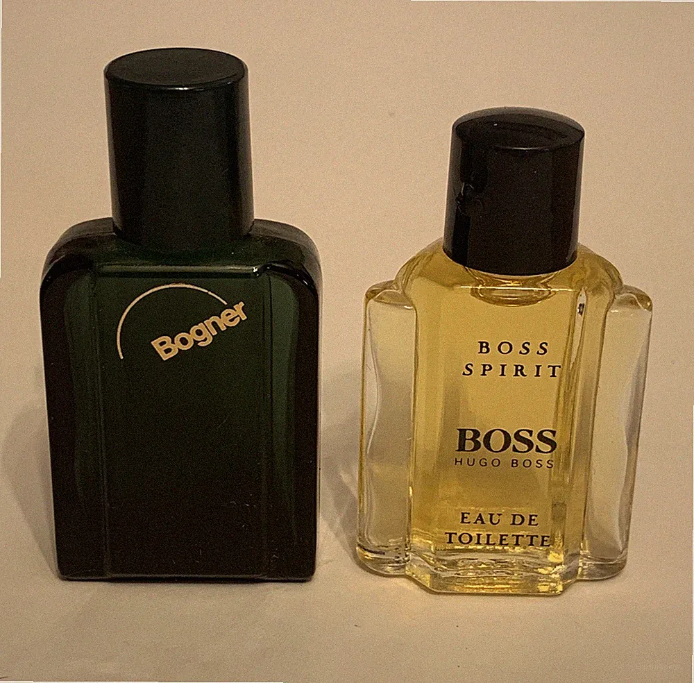 Vintage Parfum Miniatur Konvolut Boss Spirit Bogner Man Eau de Toilette