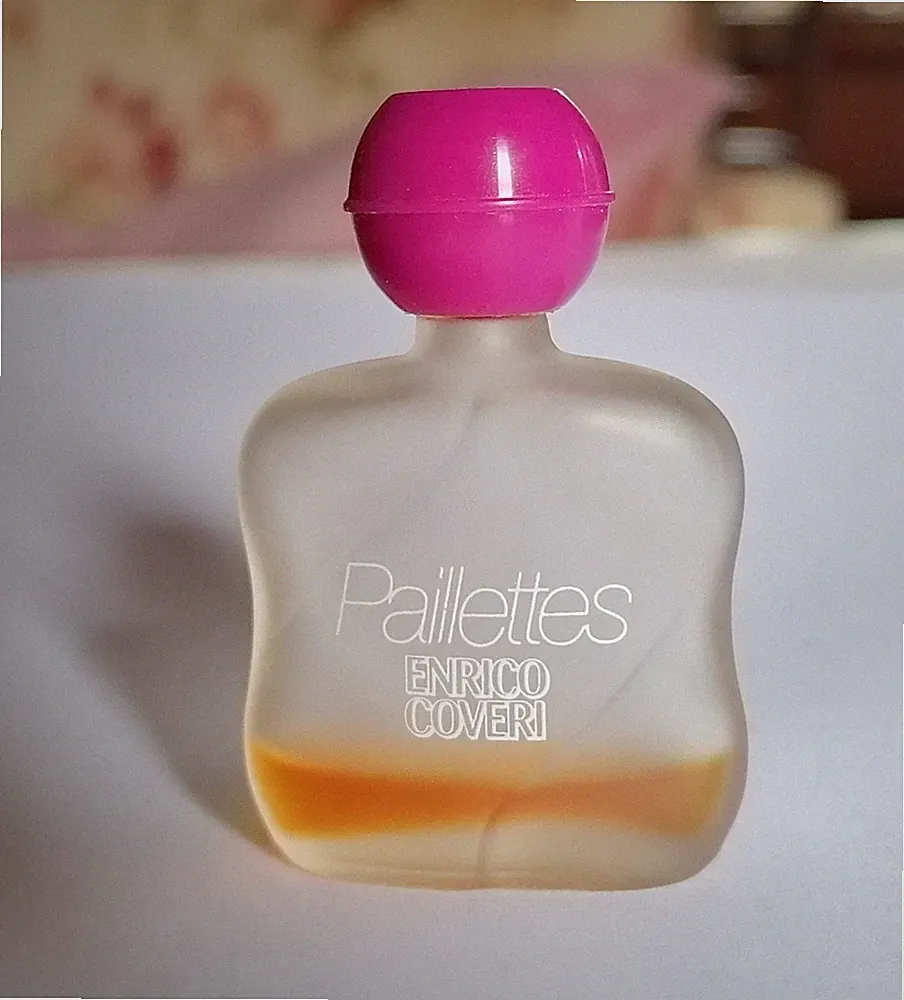Vintage Parfum Miniatur Paillettes Enrico Coveri 6ml Deko Flakon