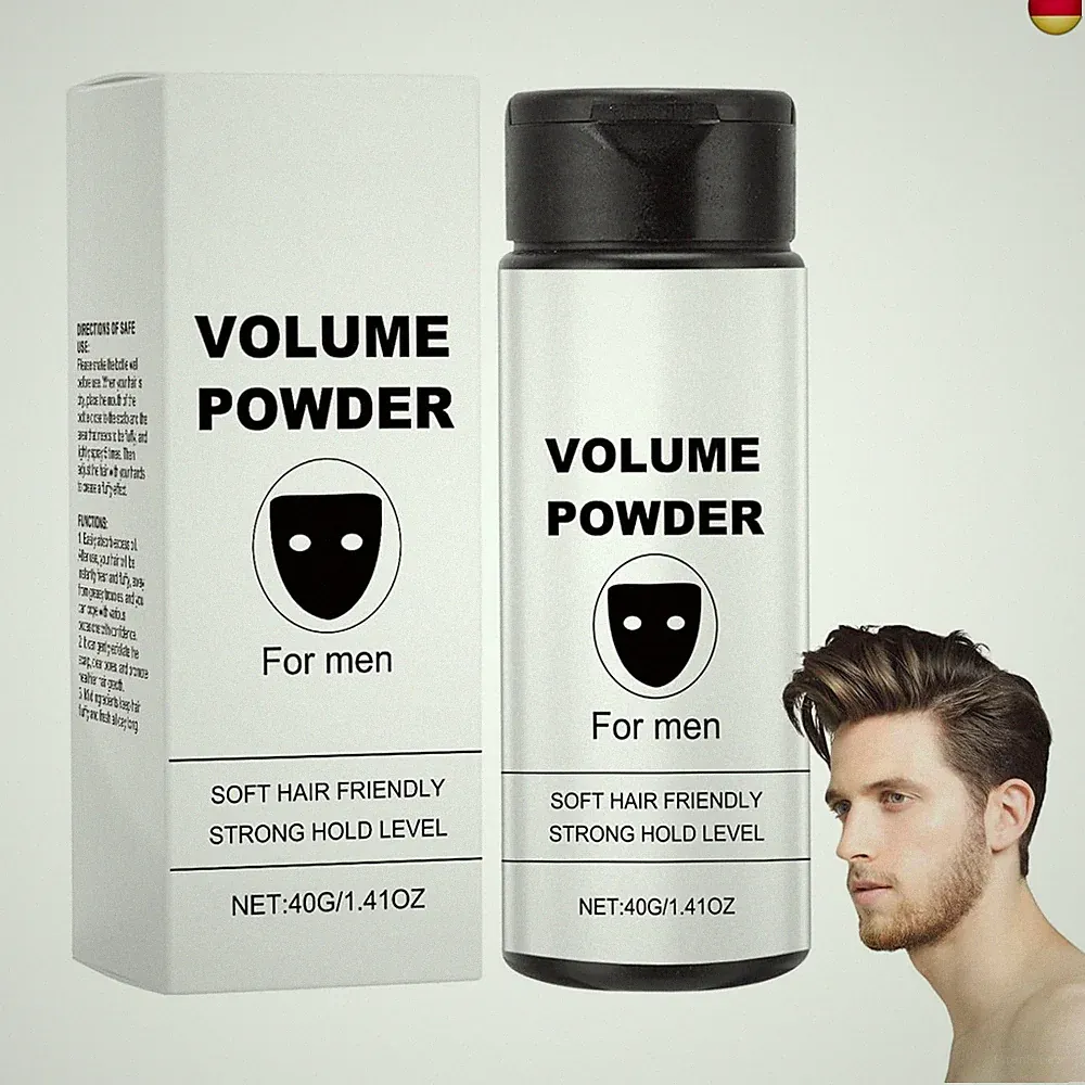 Volume Powder für Männer - Mattem Effekt Hair Styling Powder, Leave-In Texture P