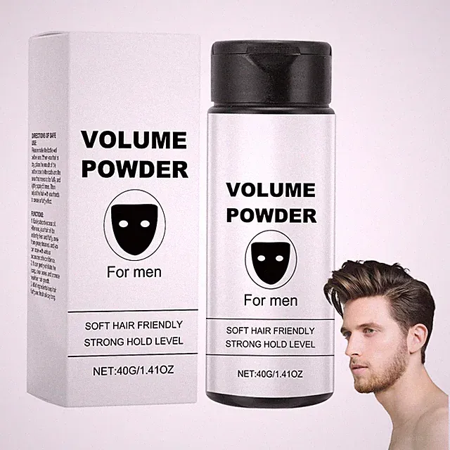 Volume Powder für Männer - Mattem Effekt Hair Styling Powder, Leave-In Texture P