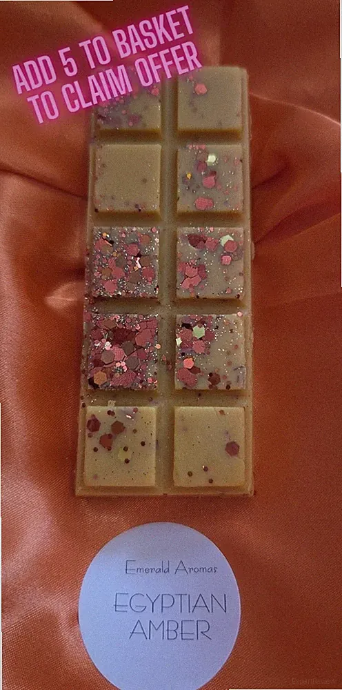 Wachsschmelze 50g Ägyptischer Bernstein starker Duft Handarbeit 4 kaufen 1 gratis erhalten