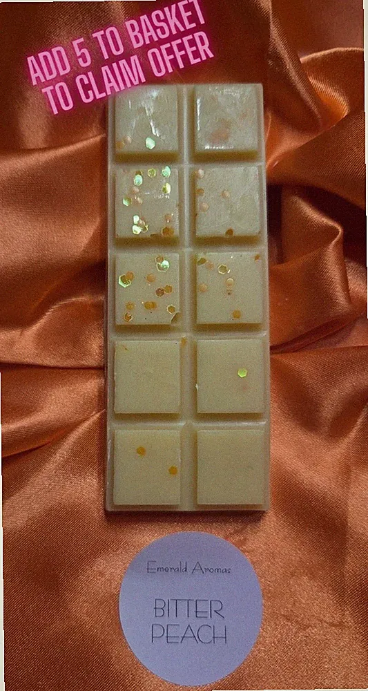 Wachsschmelze 50g Bitter Peach Ford inspiriert starker Duft handgemacht 4 kaufen 1 gratis erhalten